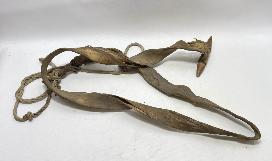 OSMANLI DÖNEMİ ÇOK NADİR DERİDEN MAMUL HAMAL İPİ