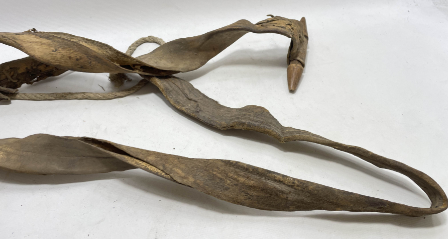 OSMANLI DÖNEMİ ÇOK NADİR DERİDEN MAMUL HAMAL İPİ