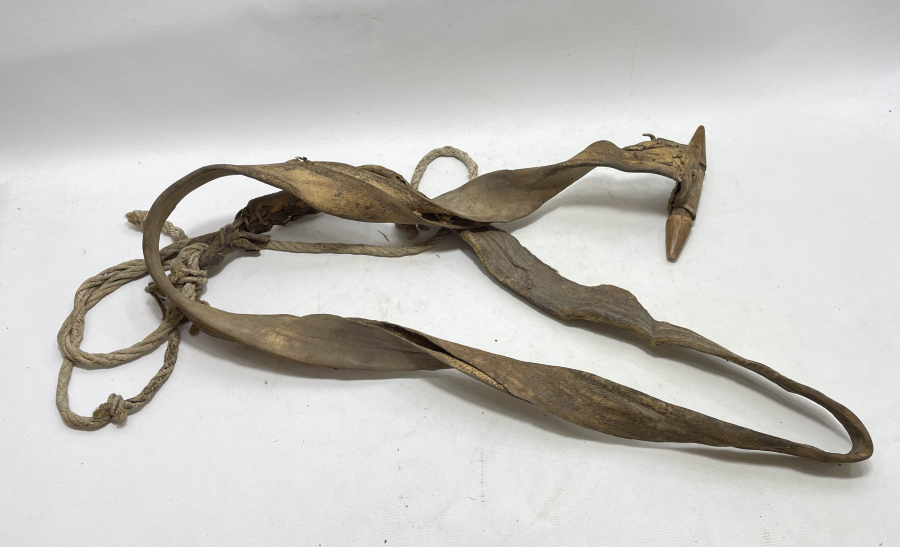 OSMANLI DÖNEMİ ÇOK NADİR DERİDEN MAMUL HAMAL İPİ