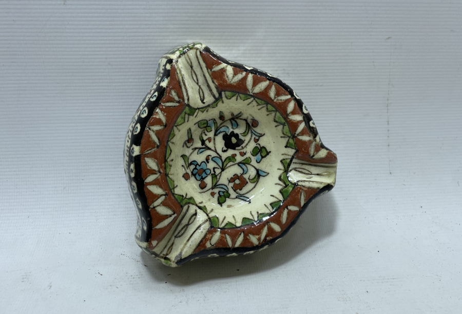 OSMANLI DÖNEMİ ÇOK NADİR KÜTAHYA İŞİ EL BOYAMA KÜLLÜK