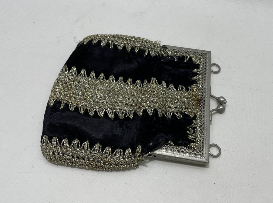 OSMANLI DÖNEMİ SIRMA İŞÇİLİKLİ ÇOK NADİR GECE ÇANTASI