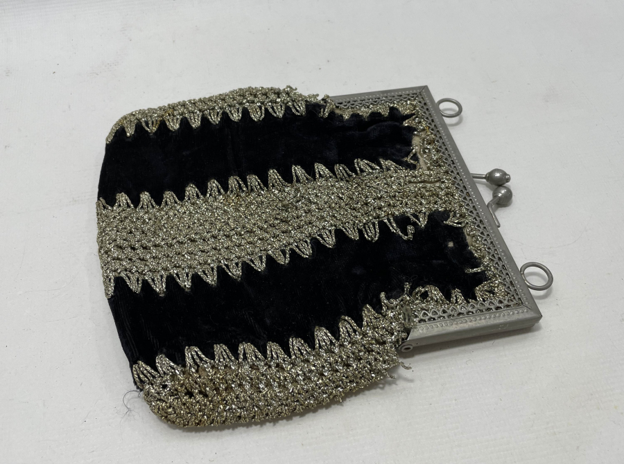 OSMANLI DÖNEMİ SIRMA İŞÇİLİKLİ ÇOK NADİR GECE ÇANTASI