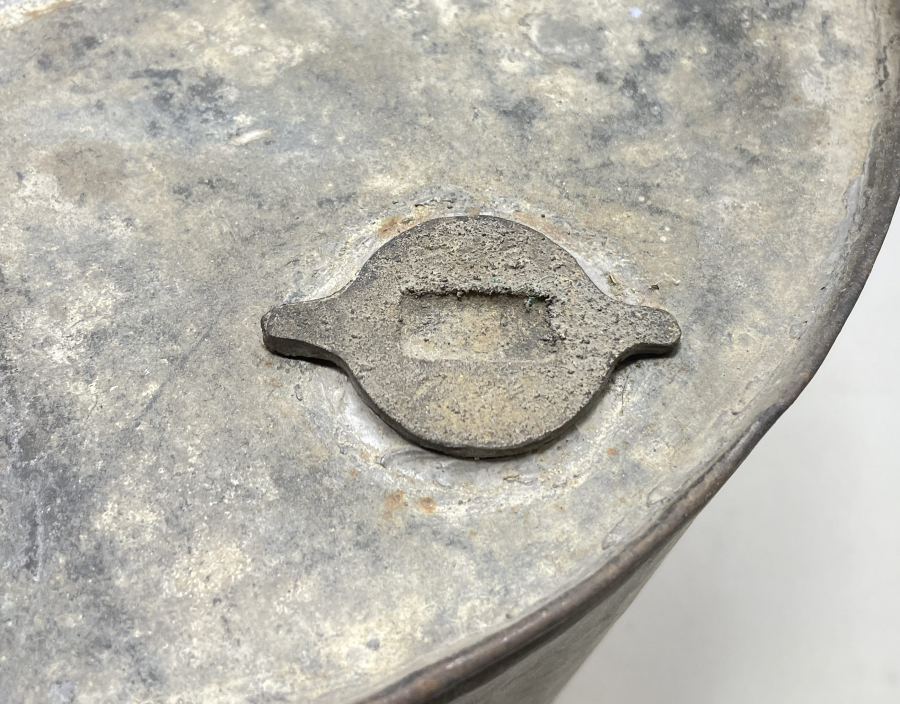 OSMANLI DÖNEMİ TIP TARİHİ - BÜYÜK BOY MÜSHİL İLACI TENEKESİ