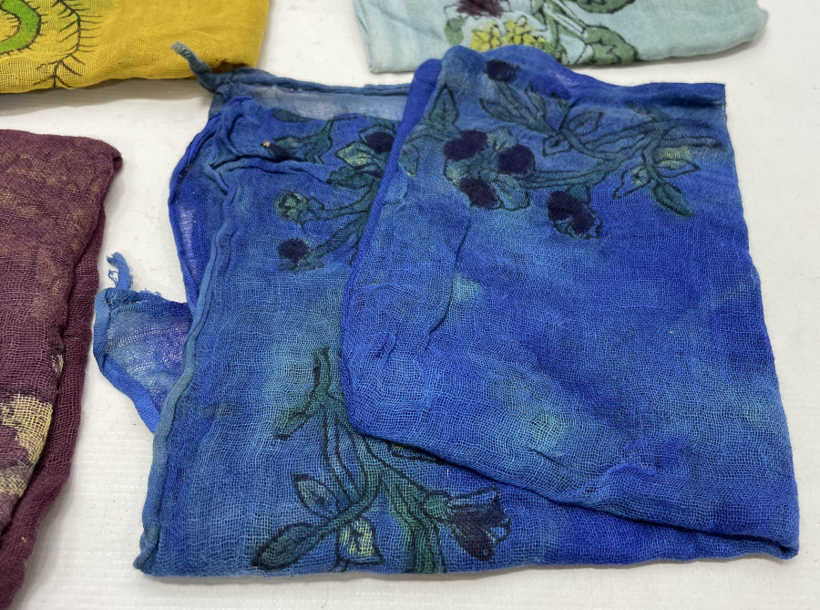 OSMANLI DÖNEMİ TOKAT İŞİ NADİR KÖK BOYA BASKI YAZMA LOTU