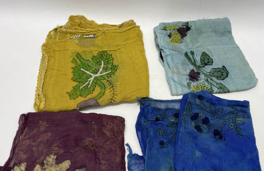 OSMANLI DÖNEMİ TOKAT İŞİ NADİR KÖK BOYA BASKI YAZMA LOTU