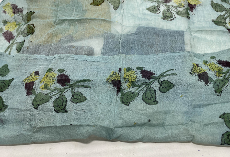 OSMANLI DÖNEMİ TOKAT İŞİ NADİR KÖK BOYA BASKI YAZMA LOTU