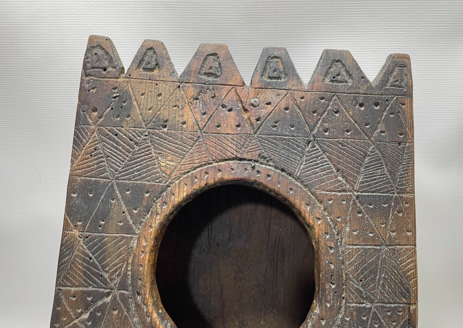 ÜZERİ İŞLEMELİ OSMANLI DÖNEMİ NADİR AHŞAP KUŞ YUVASI