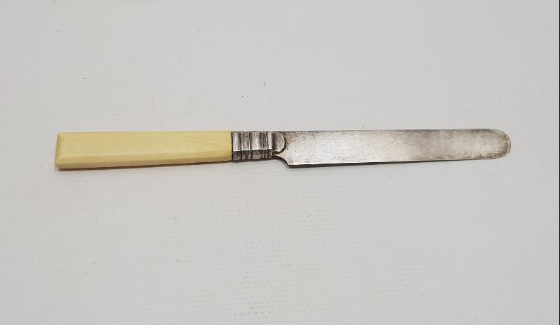 OSMANLI DÖNEMİ FİL DİŞİ SAPLI GÜMÜŞ HATTAT BIÇAĞI