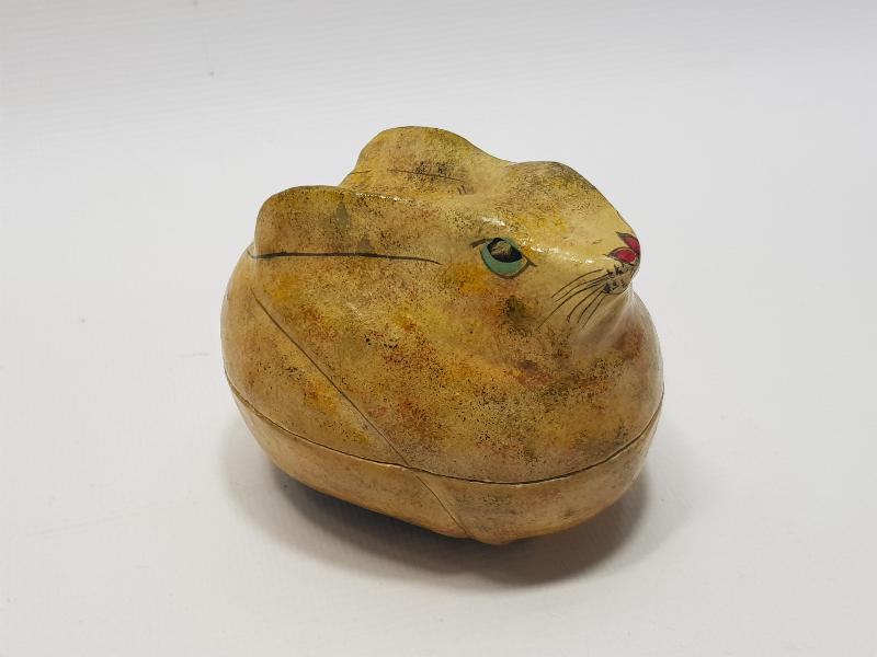 TAVŞAN FORMLU PAPIER MACHE KUTU