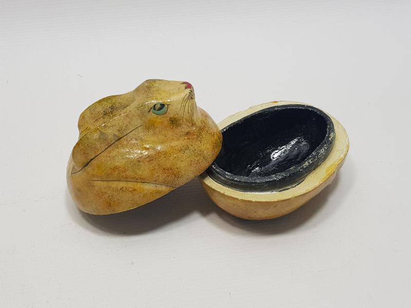 TAVŞAN FORMLU PAPIER MACHE KUTU