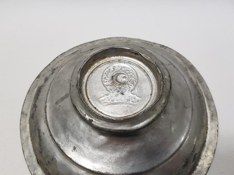 OSMANLI DÖNEMİ HİLALİ AHMER CEMİYETİ BAKIR TENCERE KAPAĞI