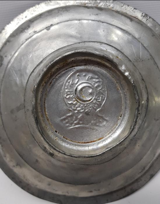 OSMANLI DÖNEMİ HİLALİ AHMER CEMİYETİ BAKIR TENCERE KAPAĞI