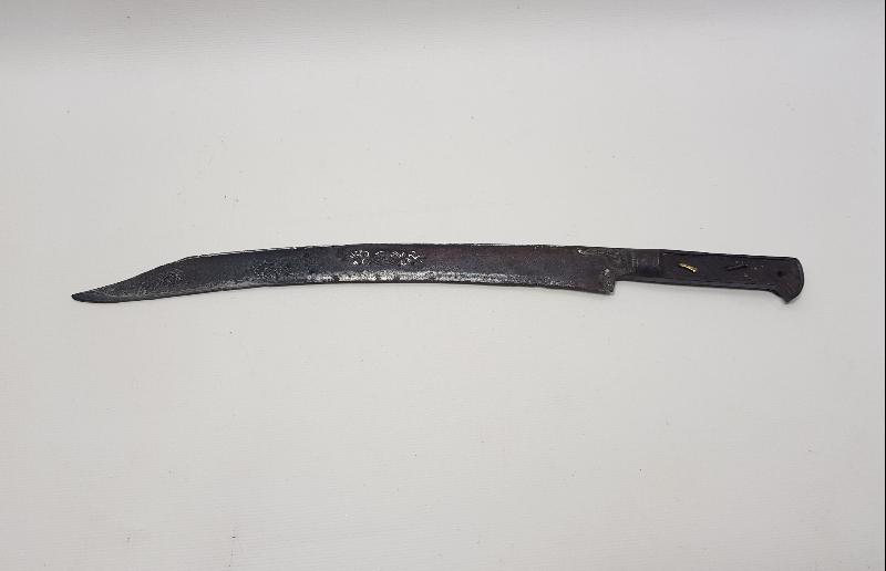 OSMANLI DÖNEMİ İKİ TARAFI DA GÜMÜŞ ÇAKMA YAZILI KILIÇ