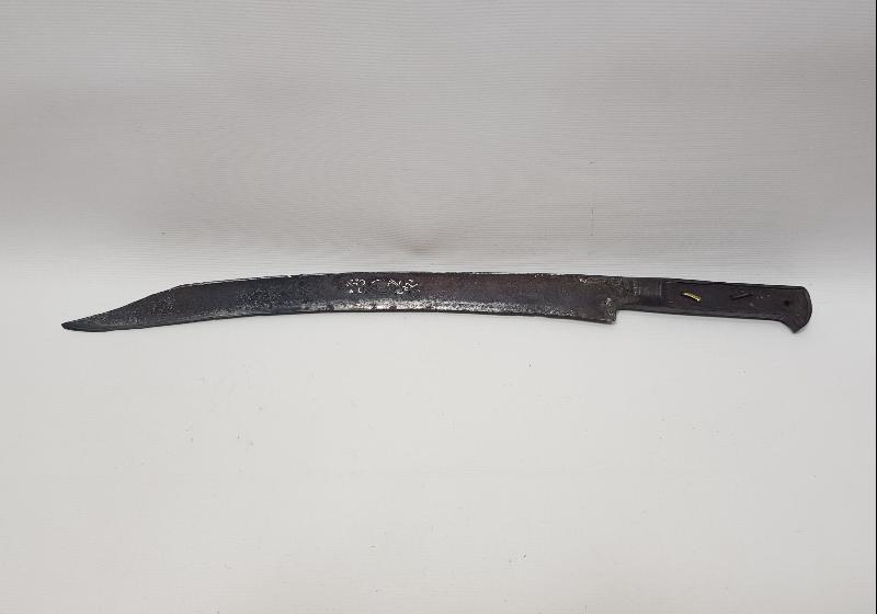 OSMANLI DÖNEMİ İKİ TARAFI DA GÜMÜŞ ÇAKMA YAZILI KILIÇ