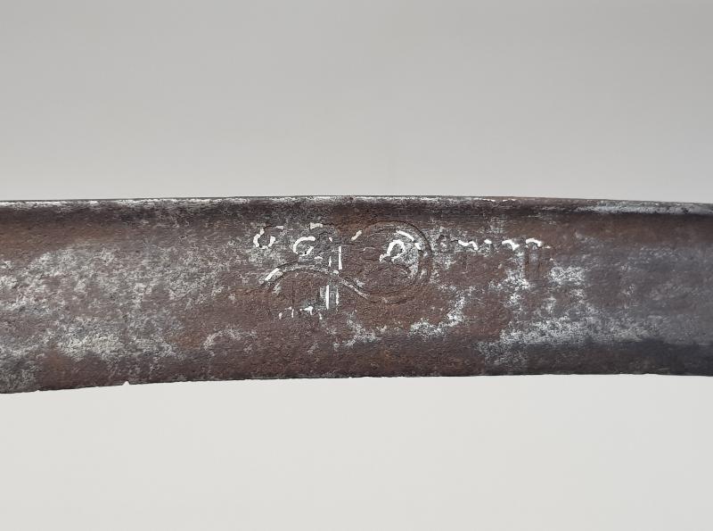 OSMANLI DÖNEMİ İKİ TARAFI DA GÜMÜŞ ÇAKMA YAZILI KILIÇ