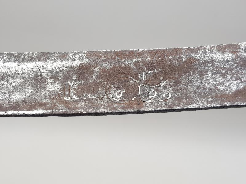 OSMANLI DÖNEMİ İKİ TARAFI DA GÜMÜŞ ÇAKMA YAZILI KILIÇ