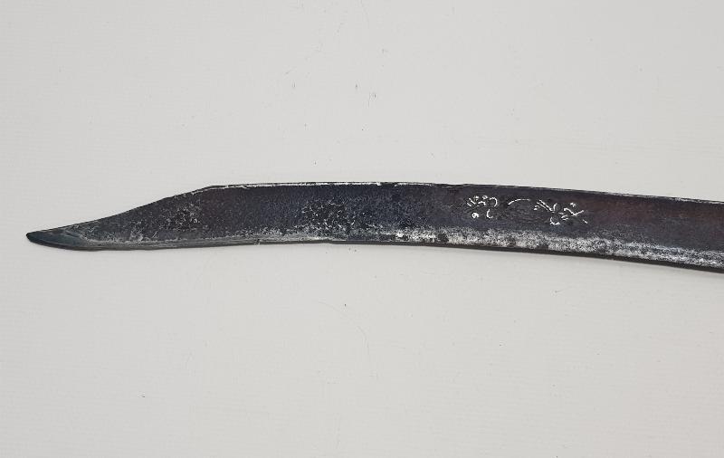 OSMANLI DÖNEMİ İKİ TARAFI DA GÜMÜŞ ÇAKMA YAZILI KILIÇ