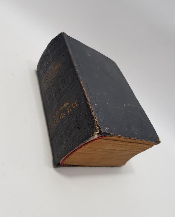 OSMANLICA FRANSIZCA 3000 GRAVÜRLÜ SÖZLÜK - ŞEMSEDDİN SAMİ BEY: KAMUSU FRANSEVİ