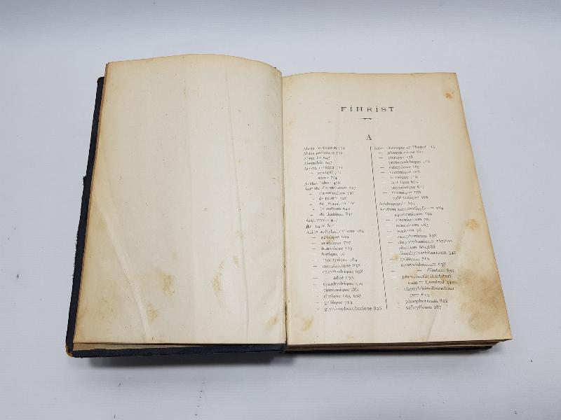 OSMANLICA NADİR TIP KİTABI: AKİL MUHTAR - FENNİ TEDAVİ 