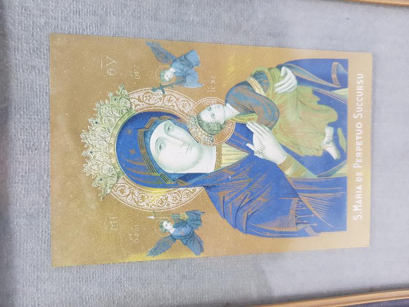 1900's HAZRETİ MERYEM VE HAZRETİ İSA KOUNLU DUVAR PANOSU