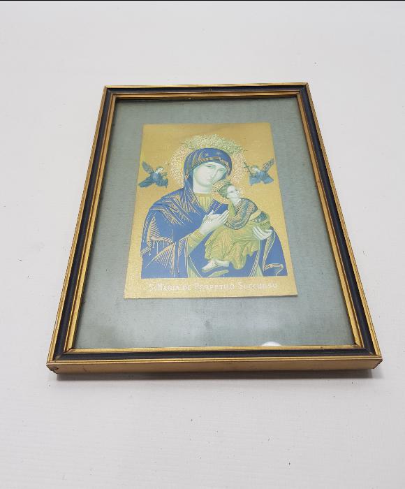 1900's HAZRETİ MERYEM VE HAZRETİ İSA KOUNLU DUVAR PANOSU