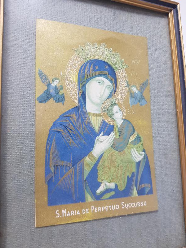 1900's HAZRETİ MERYEM VE HAZRETİ İSA KOUNLU DUVAR PANOSU