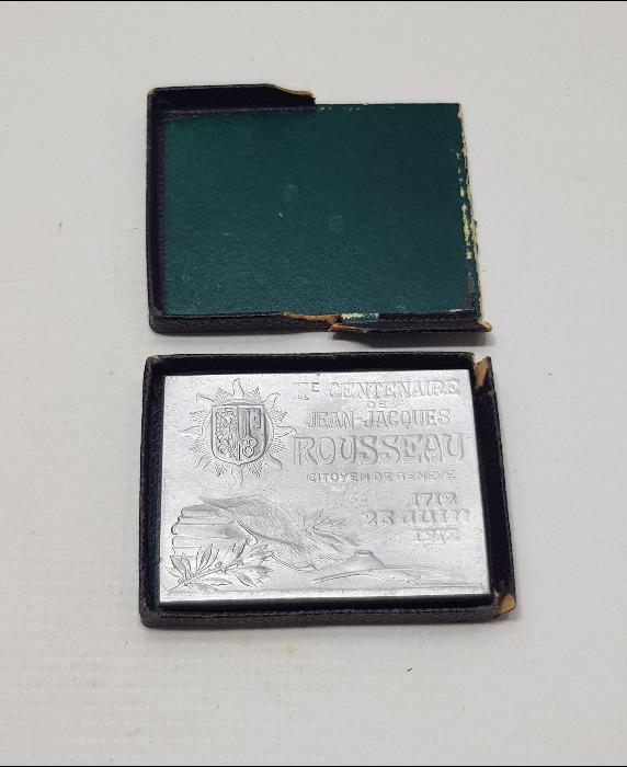 1912 JEAN JACQUES ROUSSEAU MADALYA