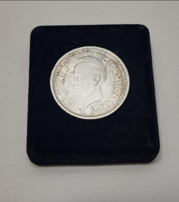 1941 TARİHLİ İSMET İNÖNÜ RESİMLİ GÜMÜŞ 1 LİRA