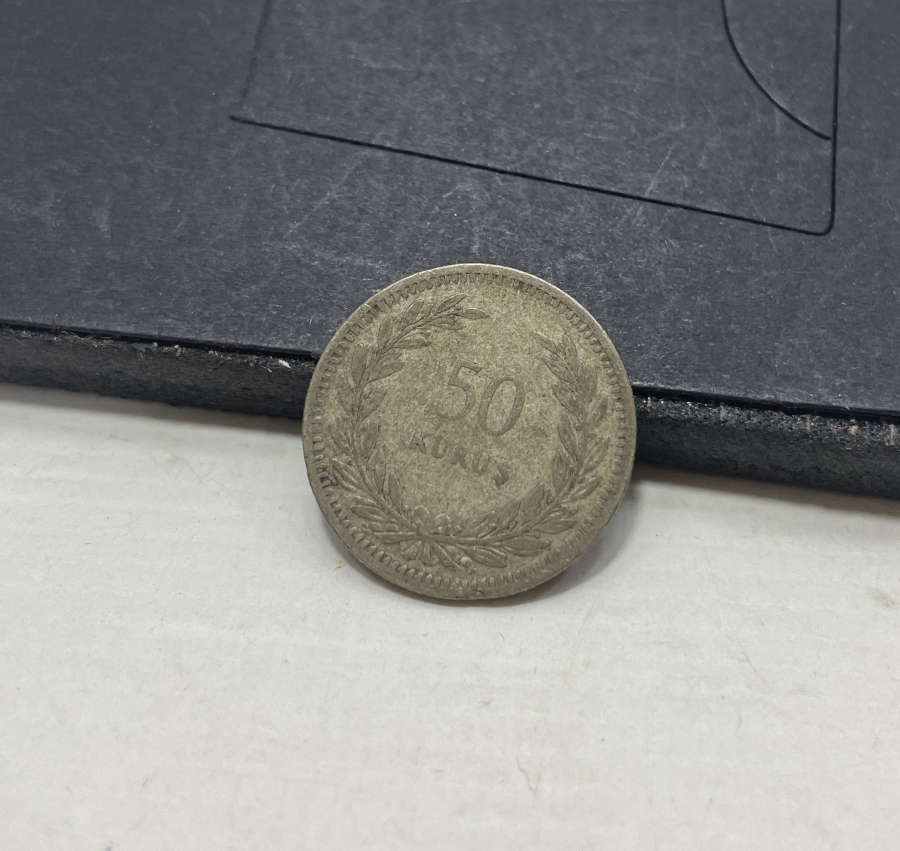 1947 YILI GÜMÜŞ 50 KURUŞ