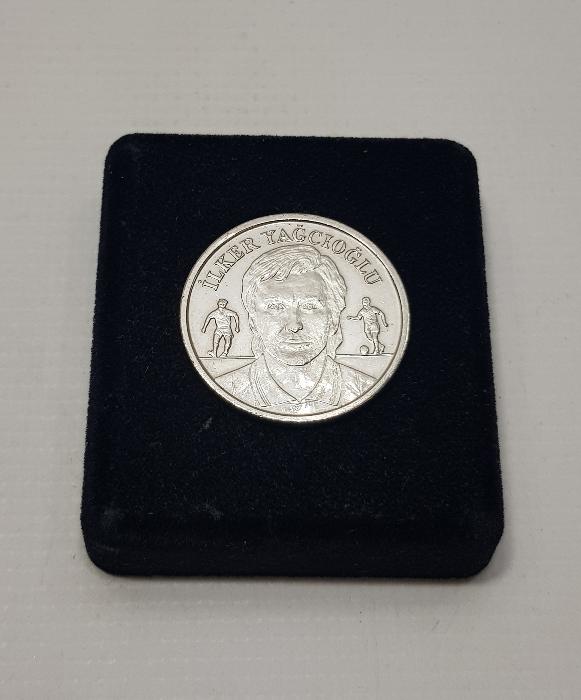 1997 SHELL ÜÇ BÜYÜKLER FUTBOL YILDIZLARI FENERBAHÇE İLKER YAĞCIOĞLU JETON