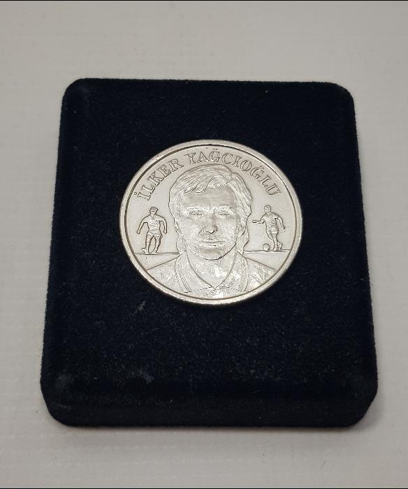 1997 SHELL ÜÇ BÜYÜKLER FUTBOL YILDIZLARI FENERBAHÇE İLKER YAĞCIOĞLU JETON