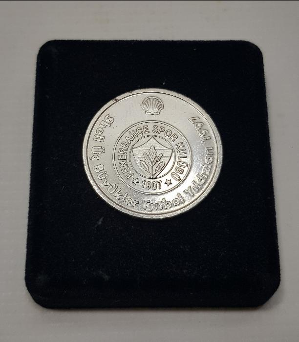 1997 SHELL ÜÇ BÜYÜKLER FUTBOL YILDIZLARI FENERBAHÇE İLKER YAĞCIOĞLU JETON