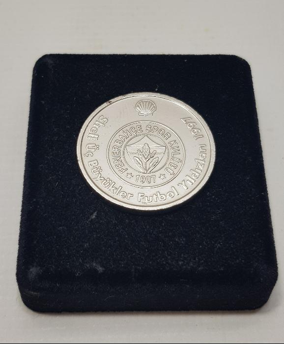 1997 SHELL ÜÇ BÜYÜKLER FUTBOL YILDIZLARI FENERBAHÇE İLKER YAĞCIOĞLU JETON