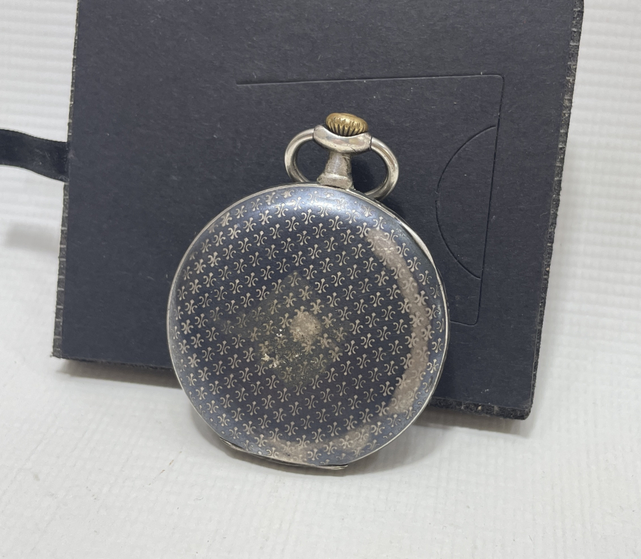 1.DÜNYA SAVAŞI DÖNEMİ SAVATLI GÜMÜŞ ASKERİ CEP SAATİ