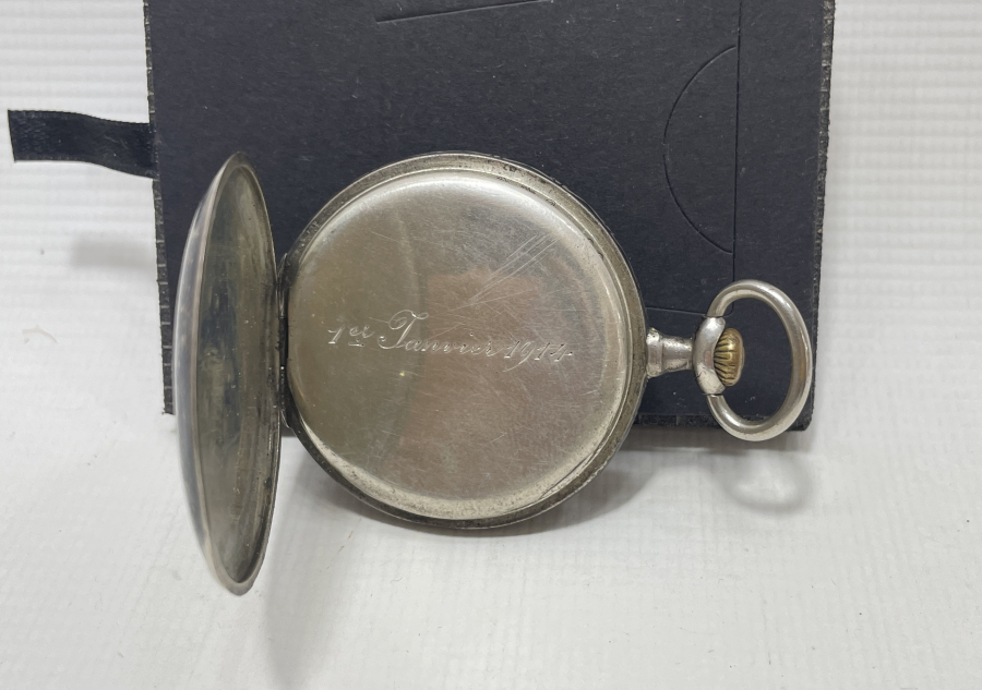 1.DÜNYA SAVAŞI DÖNEMİ SAVATLI GÜMÜŞ ASKERİ CEP SAATİ