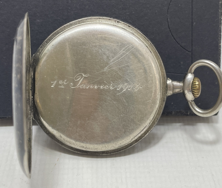 1.DÜNYA SAVAŞI DÖNEMİ SAVATLI GÜMÜŞ ASKERİ CEP SAATİ