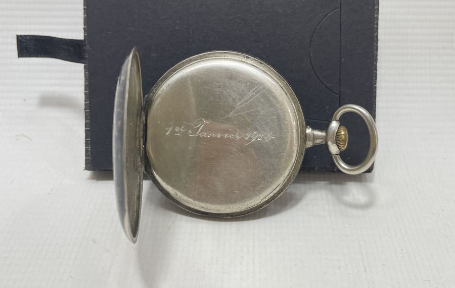 1.DÜNYA SAVAŞI DÖNEMİ SAVATLI GÜMÜŞ ASKERİ CEP SAATİ