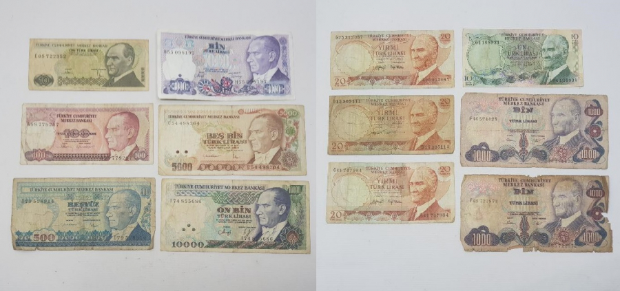 6. VE 7. EMİSYON BİR DÜZİNE KAĞIT PARA