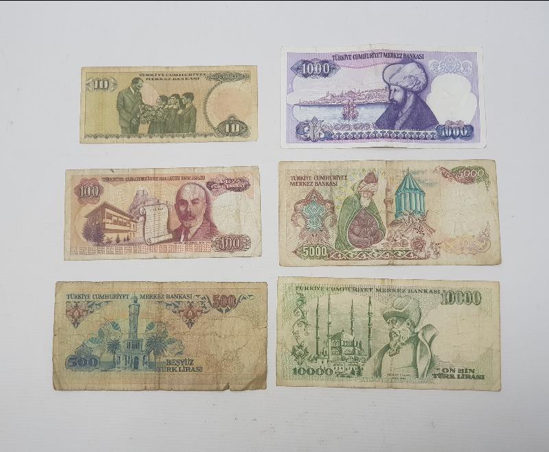 6. VE 7. EMİSYON BİR DÜZİNE KAĞIT PARA