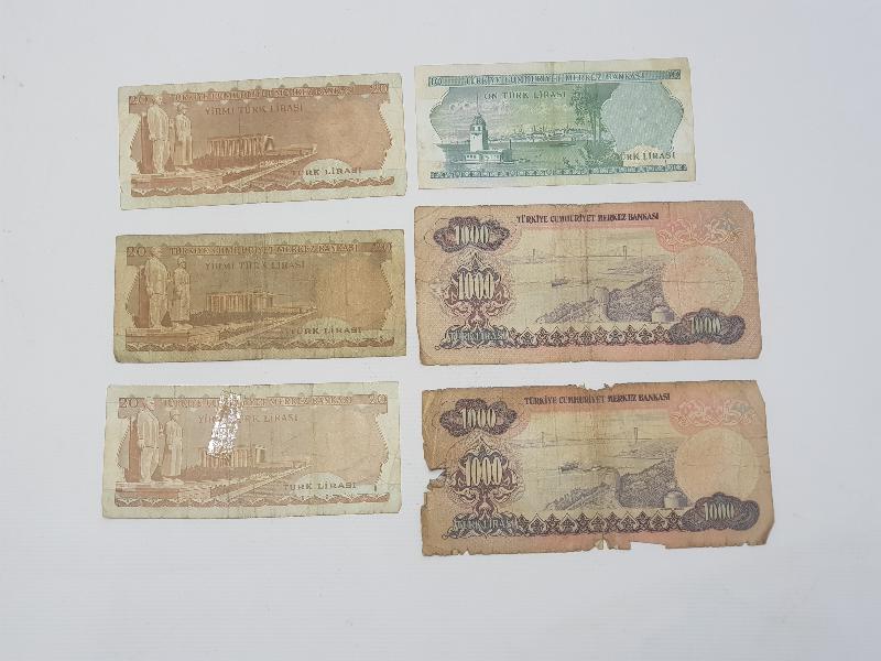 6. VE 7. EMİSYON BİR DÜZİNE KAĞIT PARA