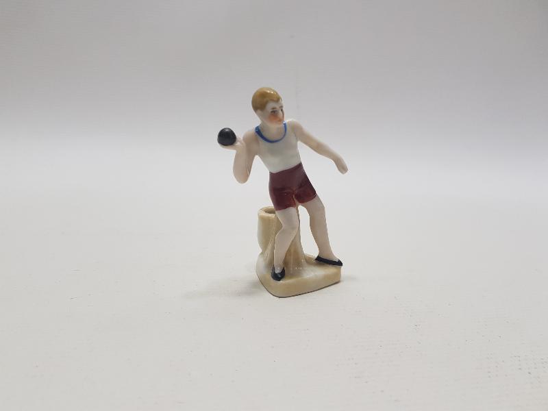 ANTİKA GÜLLECİ FORMLU PORSELEN KALEMLİK