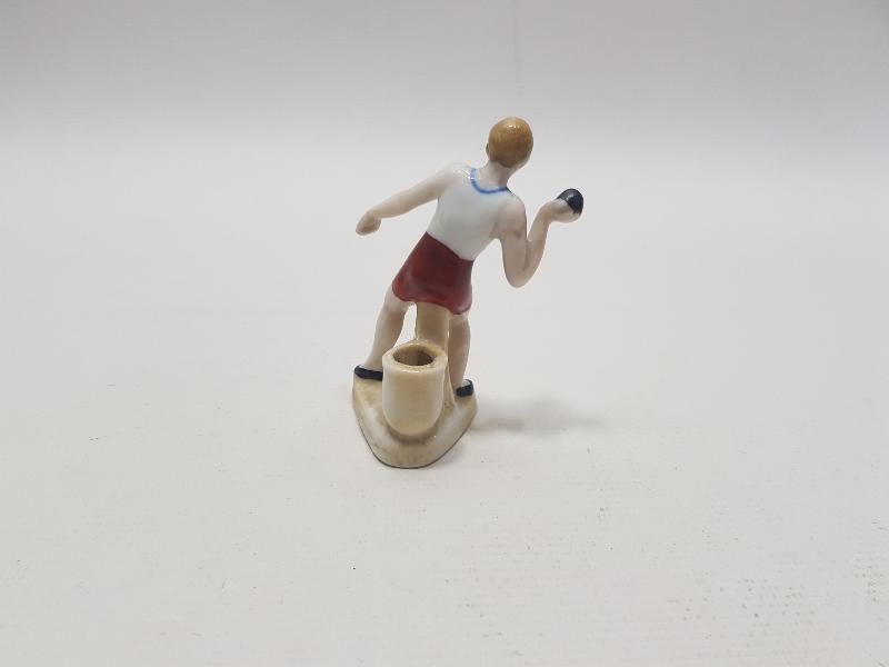 ANTİKA GÜLLECİ FORMLU PORSELEN KALEMLİK