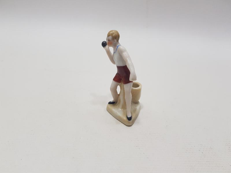 ANTİKA GÜLLECİ FORMLU PORSELEN KALEMLİK