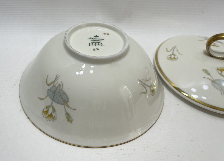 ANTİKA BAVARİA KAPAKLI ŞEKERLİK