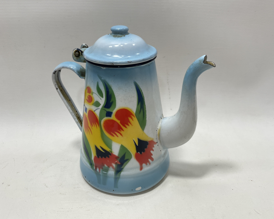 BÜYÜK BOY ANTİKA EMAYE ÇAYDANLIK