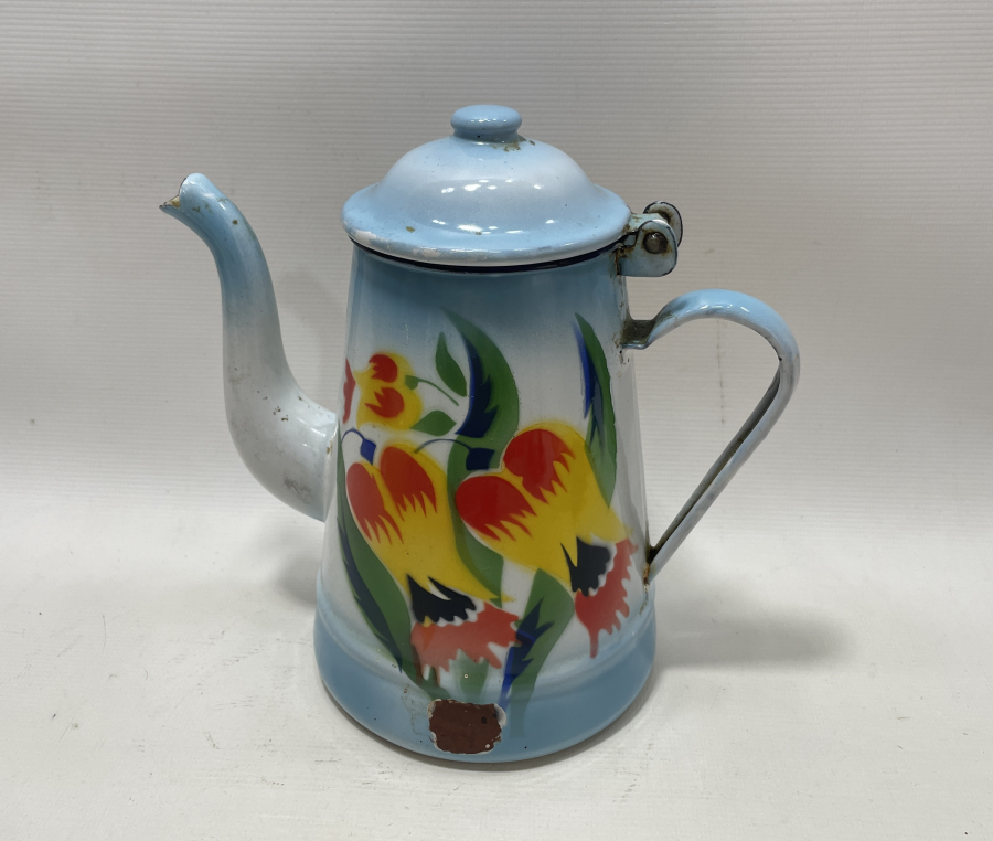 BÜYÜK BOY ANTİKA EMAYE ÇAYDANLIK