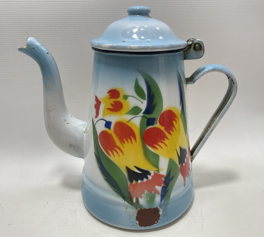 BÜYÜK BOY ANTİKA EMAYE ÇAYDANLIK