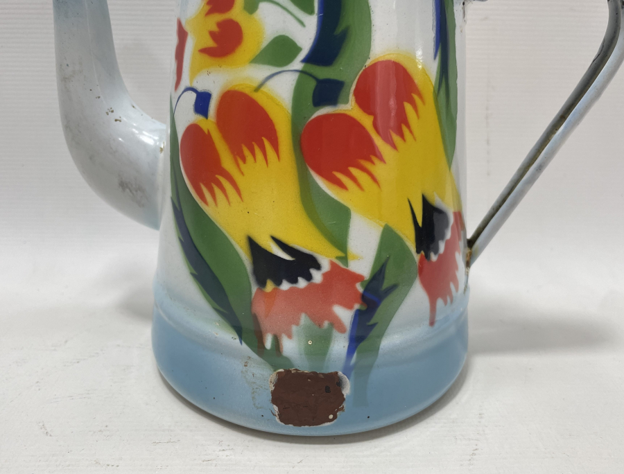 BÜYÜK BOY ANTİKA EMAYE ÇAYDANLIK