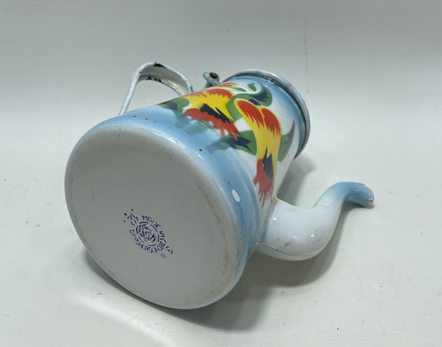 BÜYÜK BOY ANTİKA EMAYE ÇAYDANLIK