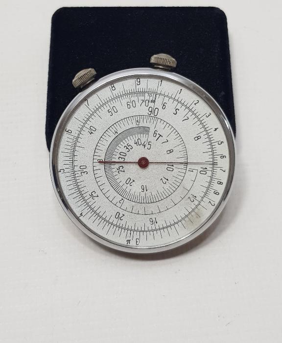 CEP SAATİ FORMLU NADİR ANTİKA HESAP MAKİNESİ